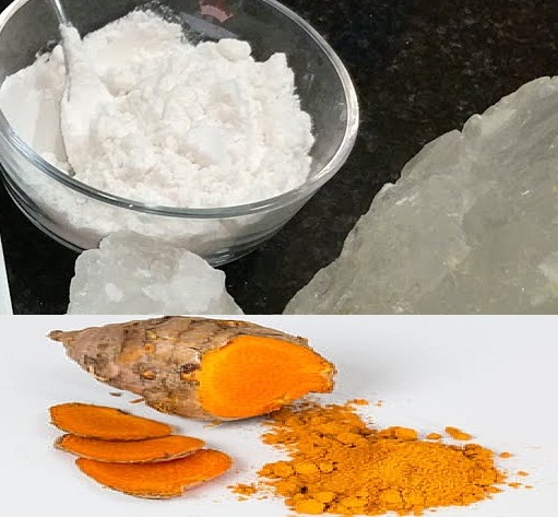 Turmeric and Rock salt for Toothache